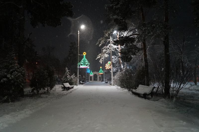 В парке Горького в Сызрани открылся зимний сезон