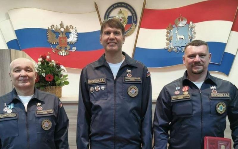 Руководитель сызранского поисково-спасательного отряда Алексей Логинов стал Заслуженным спасателем
