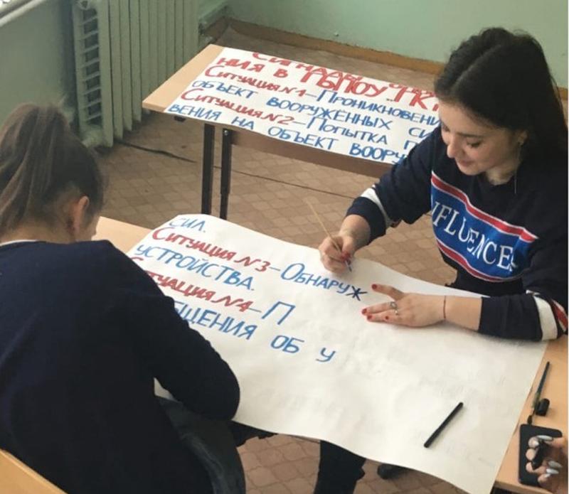 Студентов в Сызрани подготовили ко встрече с вооруженным преступником