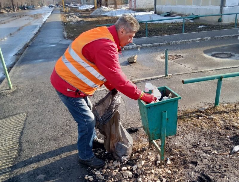 За неделю с улиц Сызрани подрядной организацией вывезено около 22 тонн мусора