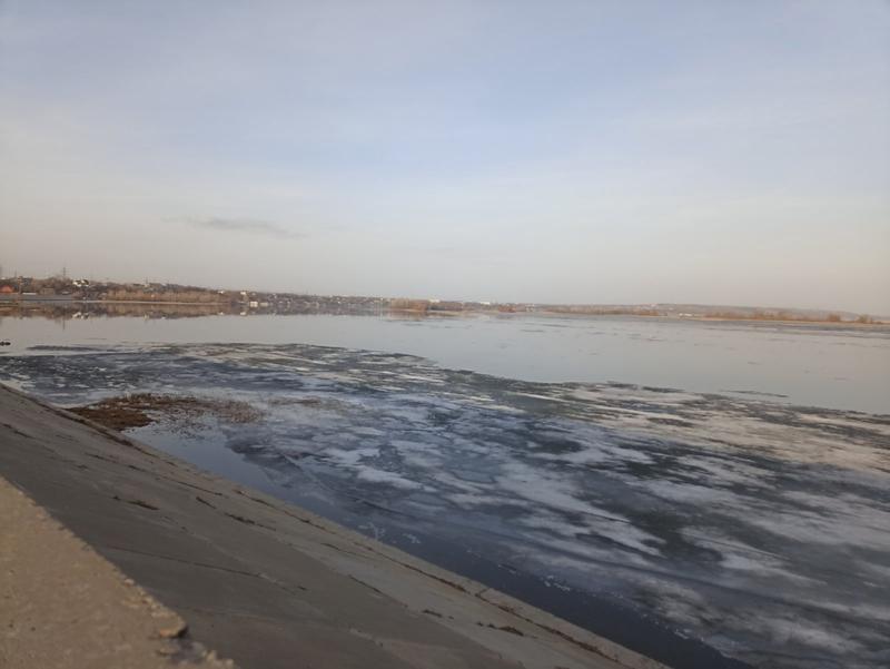 Волга у Сызрани вскрылась ото льда