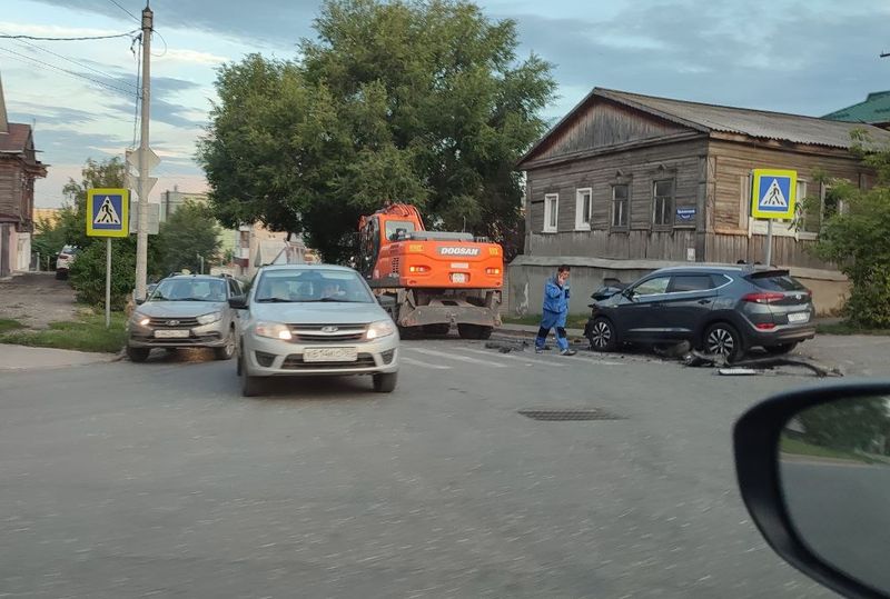 Еще один аварийный участок дороги в Сызрани отметился сегодня очередным ДТП