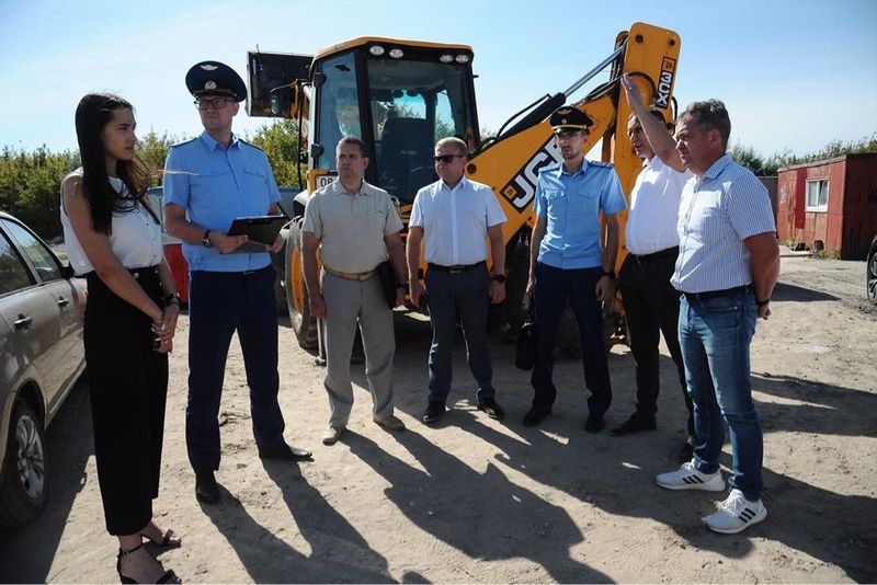 На строительстве очистных сооружений в Новокашпирском прокуратура нашла нарушения