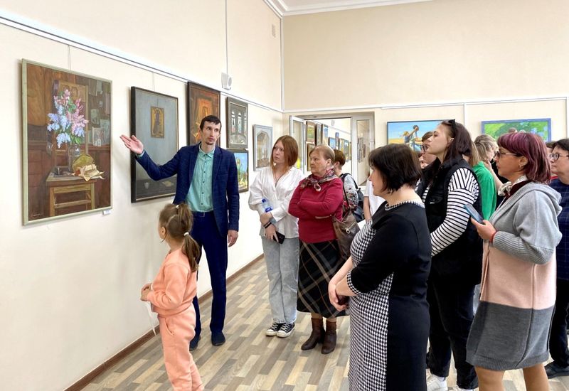 В Сызрани открылась персональная выставка талантливого художника