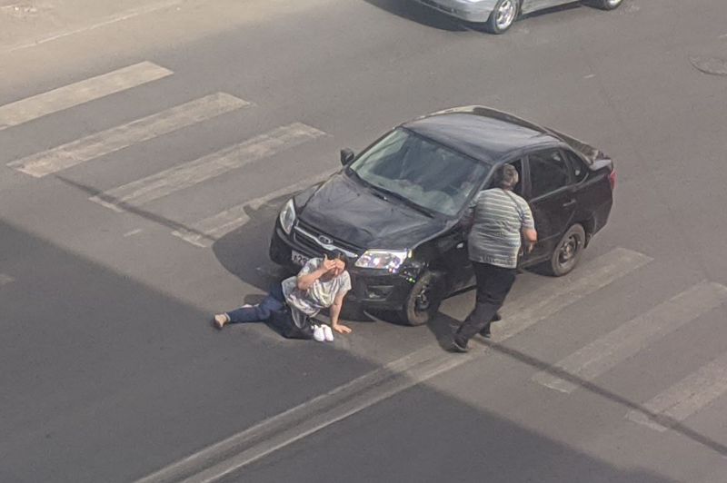 В Сызрани машина сбила женщину на пешеходном переходе