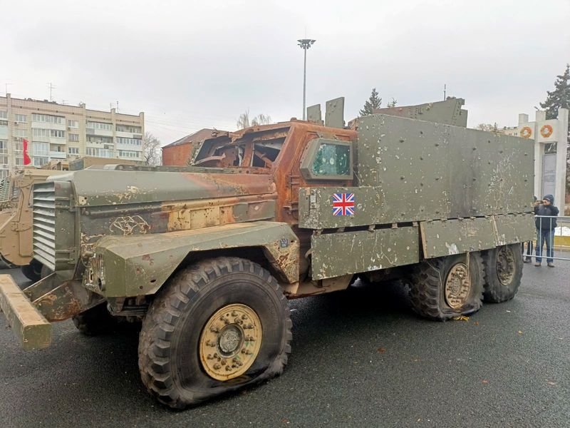 Сильное впечатление на жителей Сызрани произвел вид трофейной техники врага