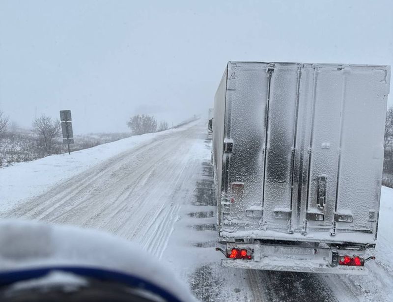 На трассе М-5 снова ограничено движение транспорта